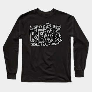 Read More Books Doodle Long Sleeve T-Shirt